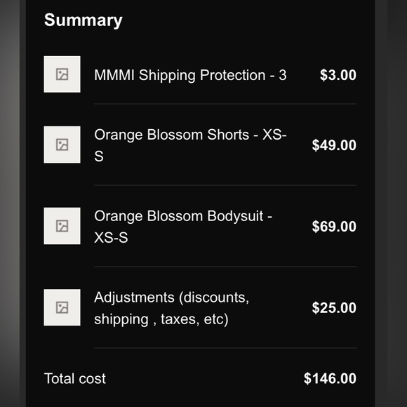 Orange blossom bodysuit and short set from mymummadeit - Picture 5 of 5